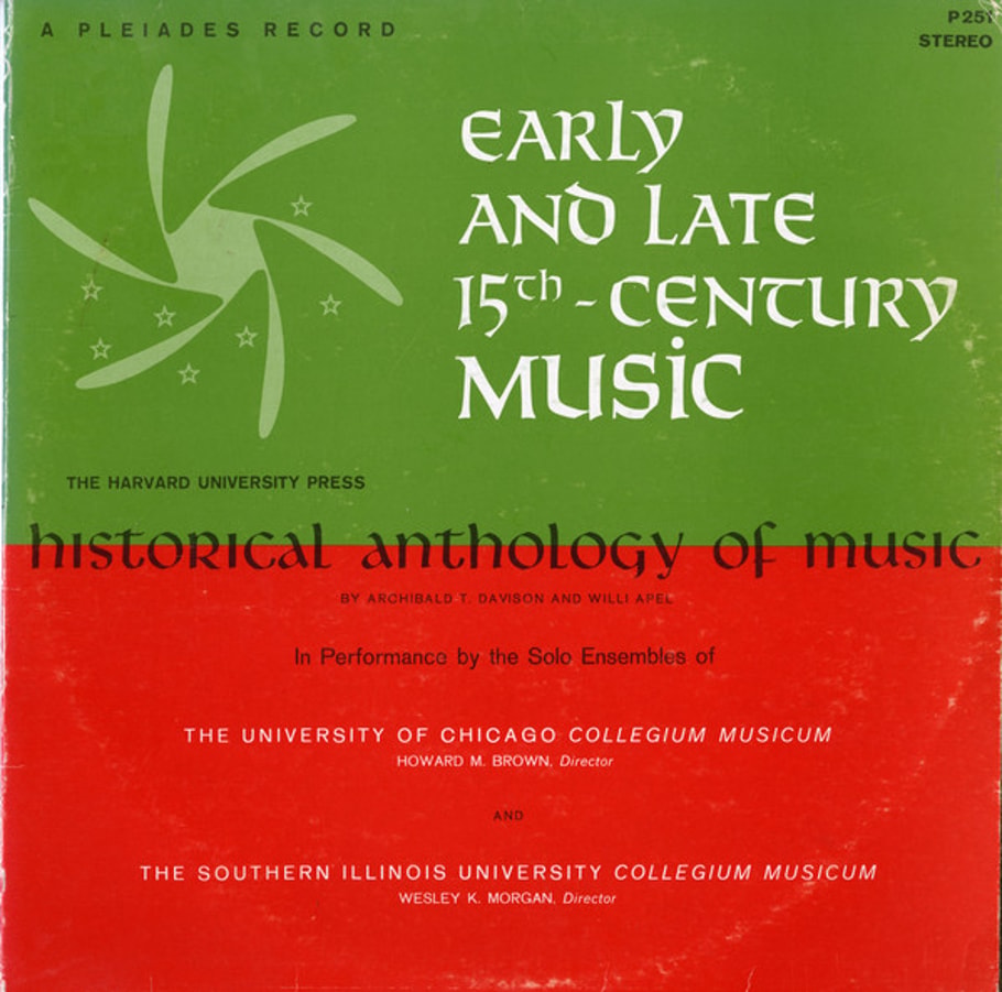 Обложка альбома Early And Late 15th-Century Music