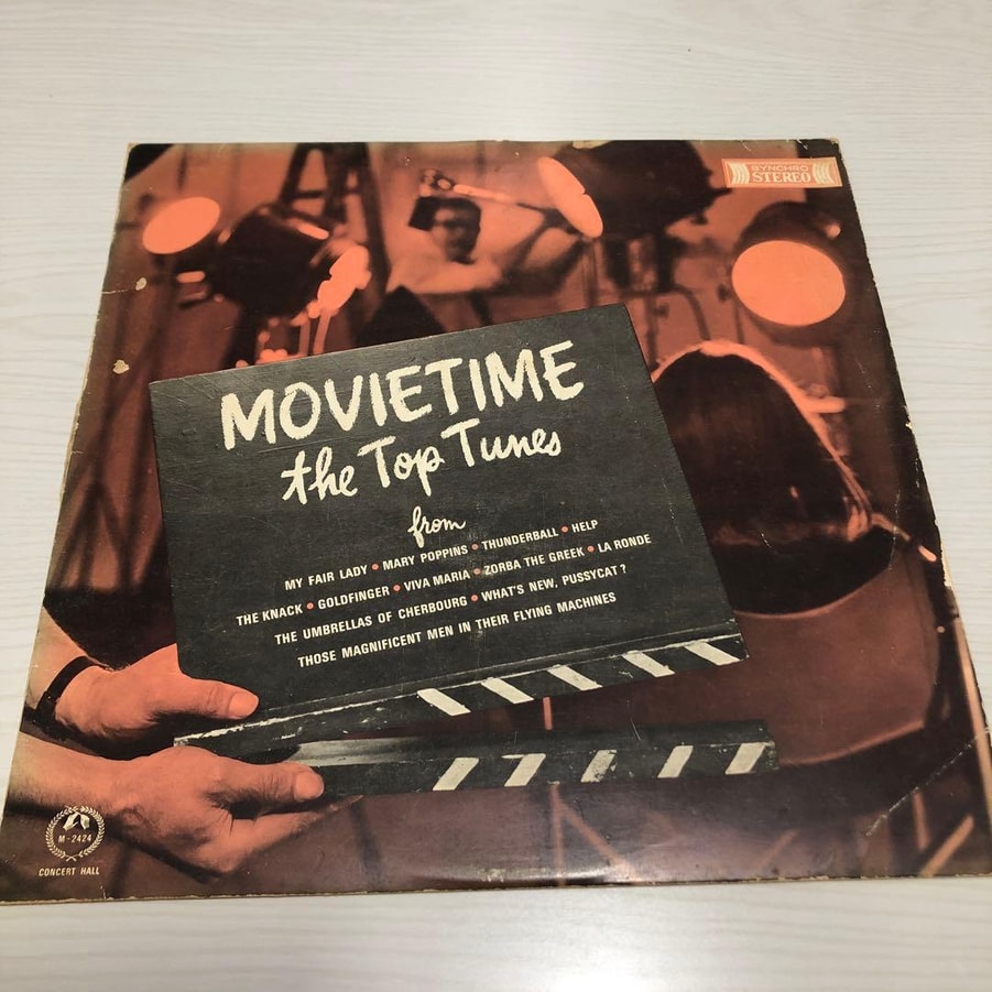 Various - Movietime The Top Tunes From My Fair Lady - Mary Poppins - Thunderball - Help The Knack - Goldfinger - Viva Maria - Zorba The Greek - La Ronde The Umbrellas Of Cherbourg - What's New, Pussycat? Those Magnificient Men In Their Flying Machines