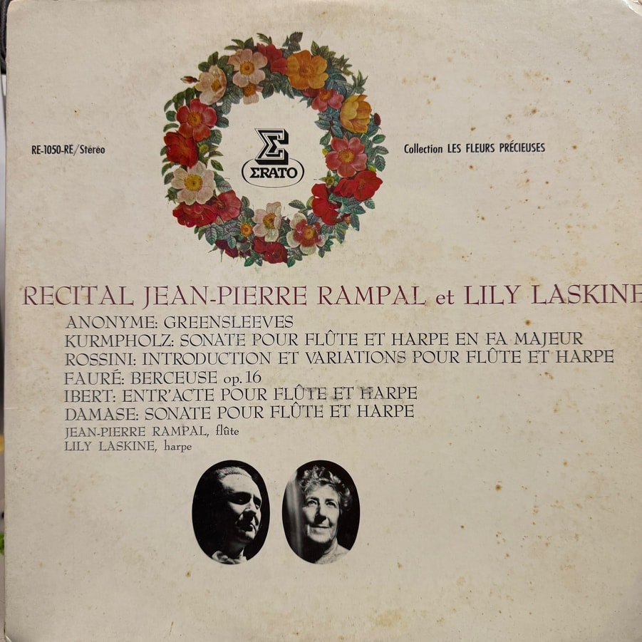 Lily Laskine - Recital Jean-Pierre Rampal